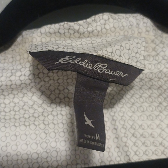Eddie Bauer white wind breaker size M - Picture 3 of 3